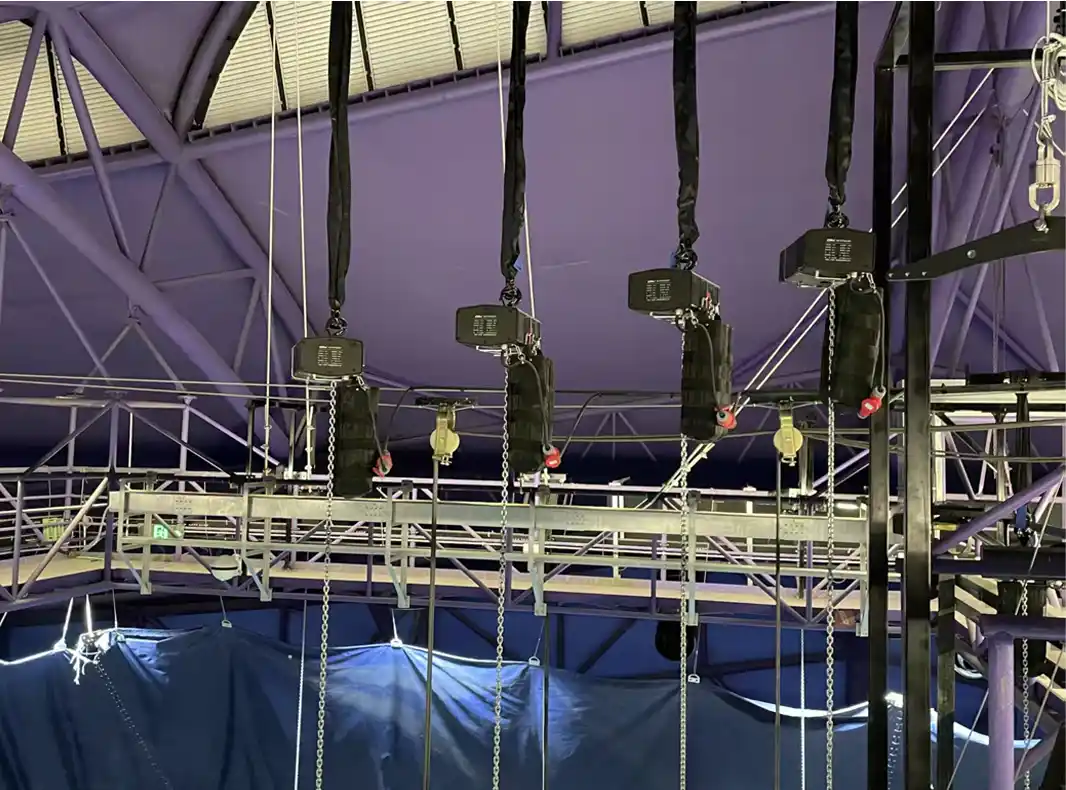 Applications of Stage Electric Hoists Applications of Stage Electric Hoists